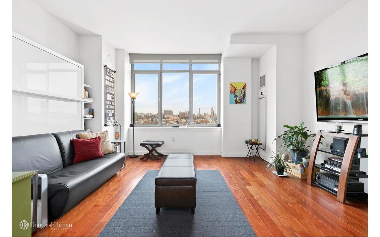 A bright, South Harlem studio with pool access and a tax abatement, for $650,000