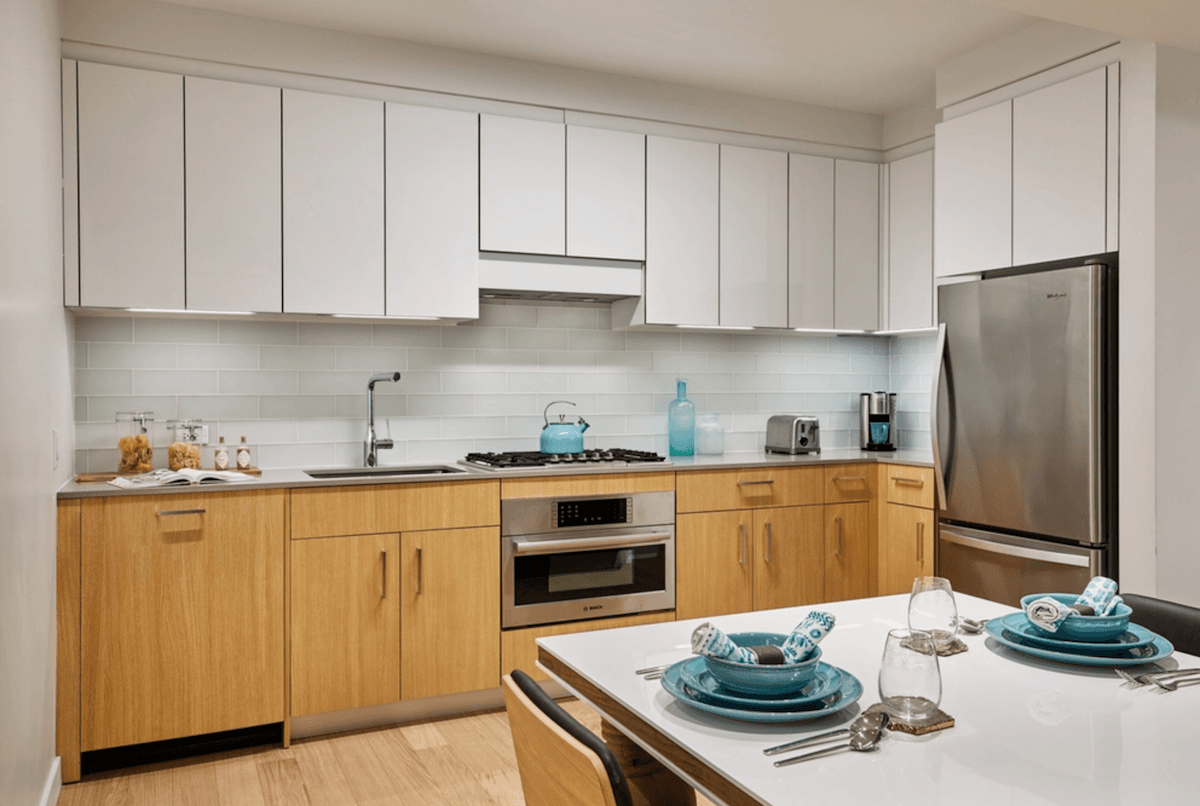 A new one bedroom near the river in Astoria, for $2,525, but there's a (temporary) snag