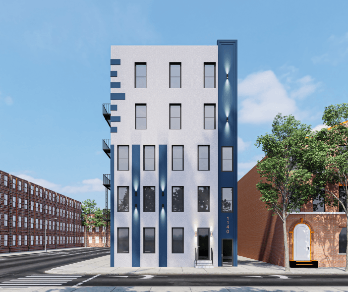 A rendering of 1140 Grant Ave. in the Concourse Village neighborhood of the Bronx.