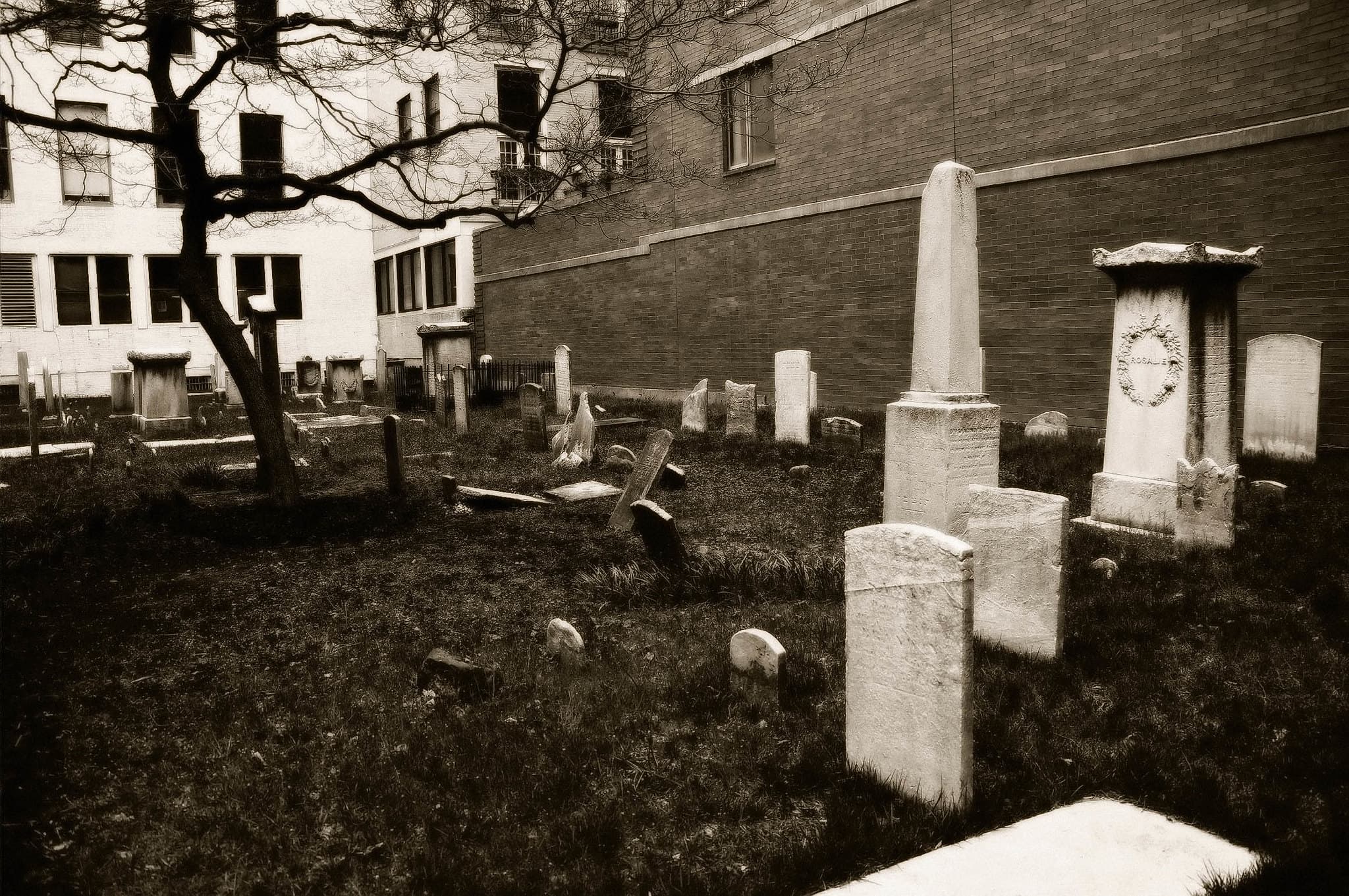 I lived next to a very old cemetery in Chelsea and I wasn’t spooked at all