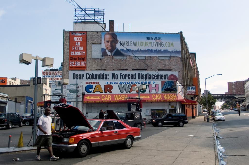 Harlem luxury building comes with panoramic views of public sex, an East Village church is on the market, more