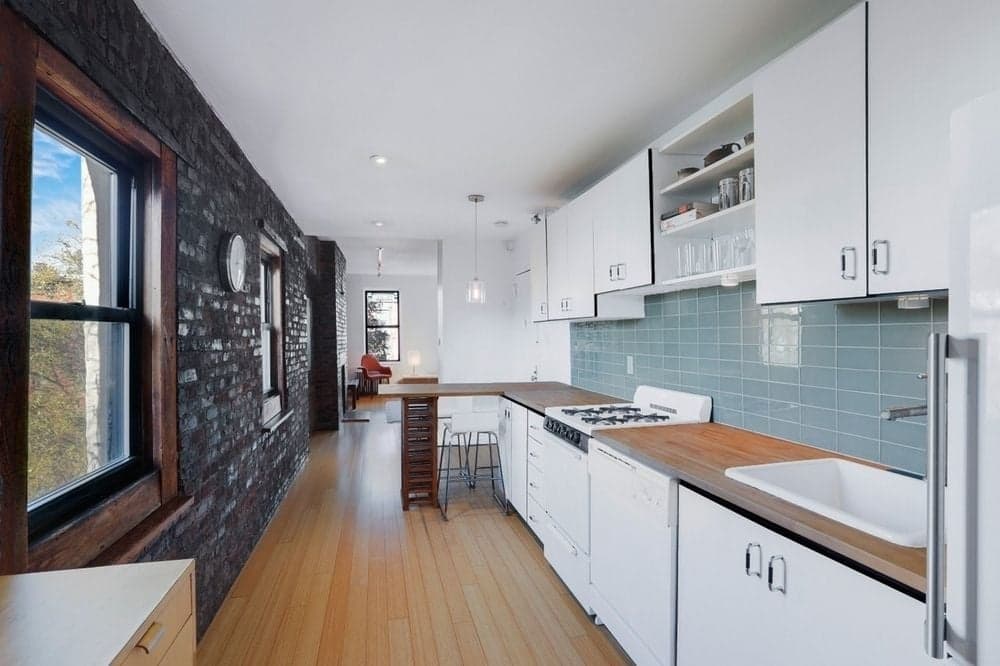 I'm seeing the term 'Pullman kitchen' in listings. What does that mean?