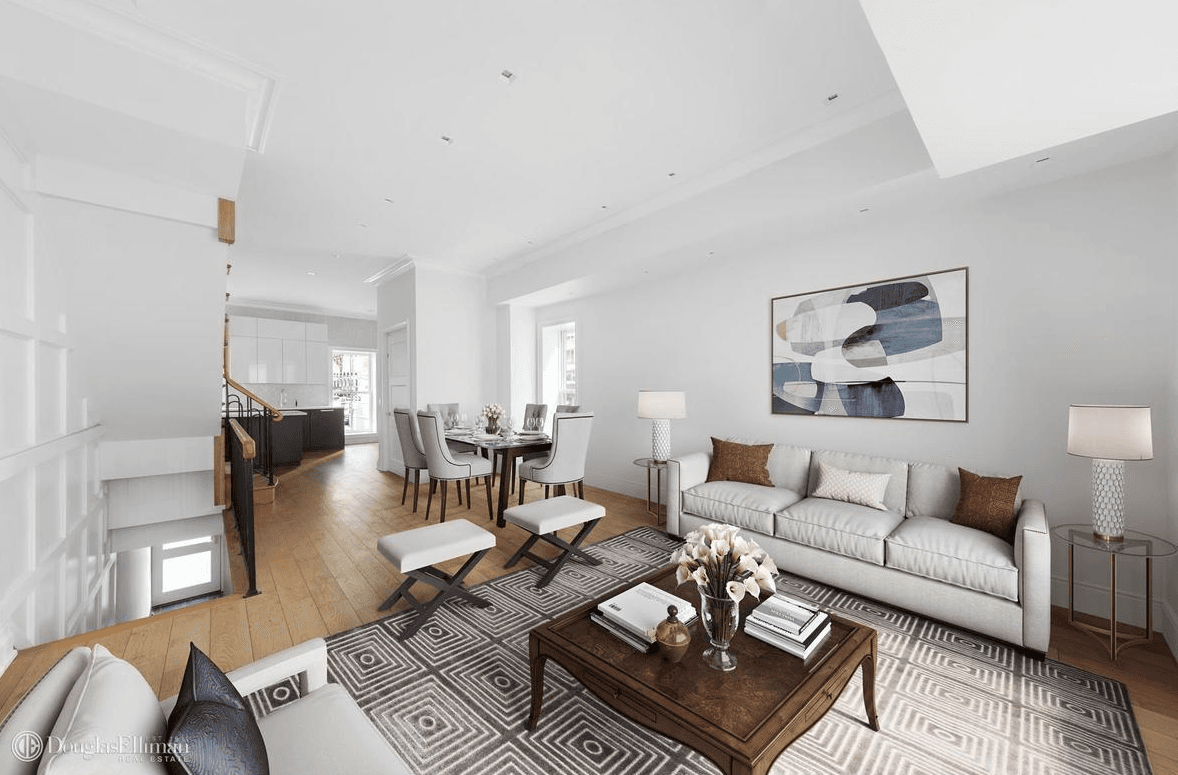 This townhouse in Murray Hill townhouse has five floors, three exposures, and its own elevator