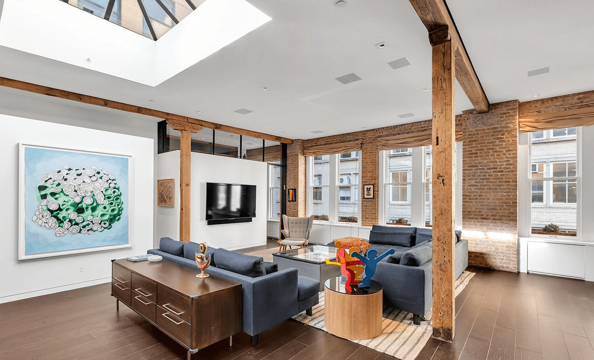 This Soho loft offers lots of light and space, without skimping on comfort