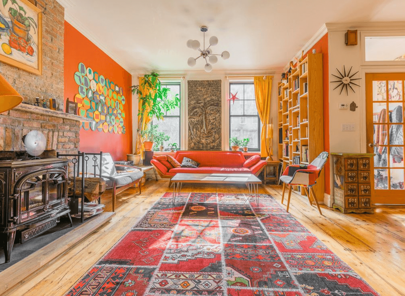 This Boerum Hill townhouse comes with apartments to rent out and a backyard to stretch out in