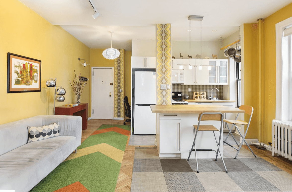 This Windsor Terrace one bedroom is small but bright, and very conveniently located