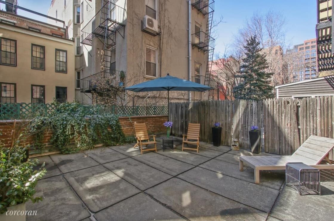 This Greenwich Village studio comes with a terrace bigger than the apartment itself