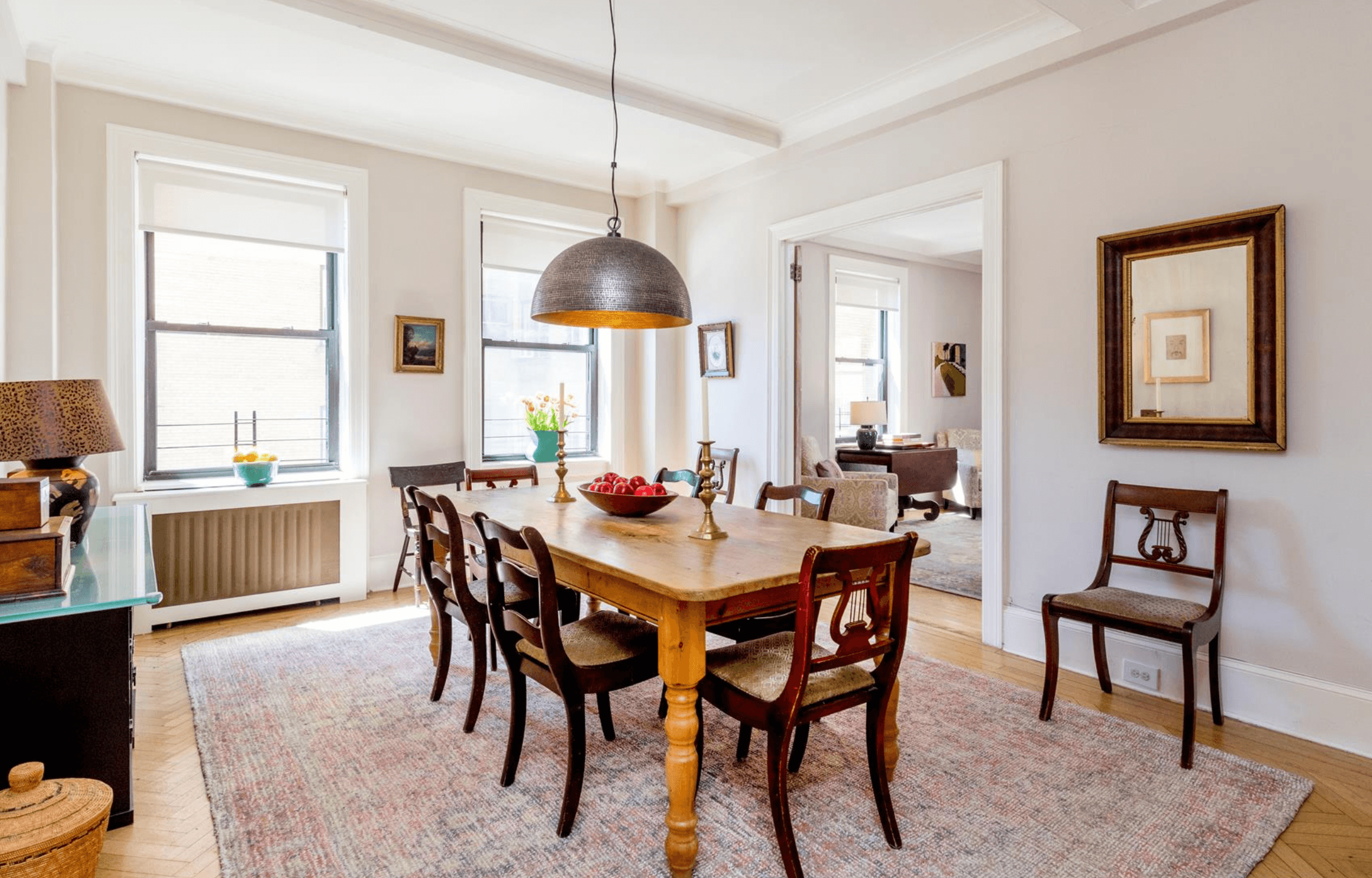 A well-preserved co-op is for sale on Riverside Drive for under $1 million