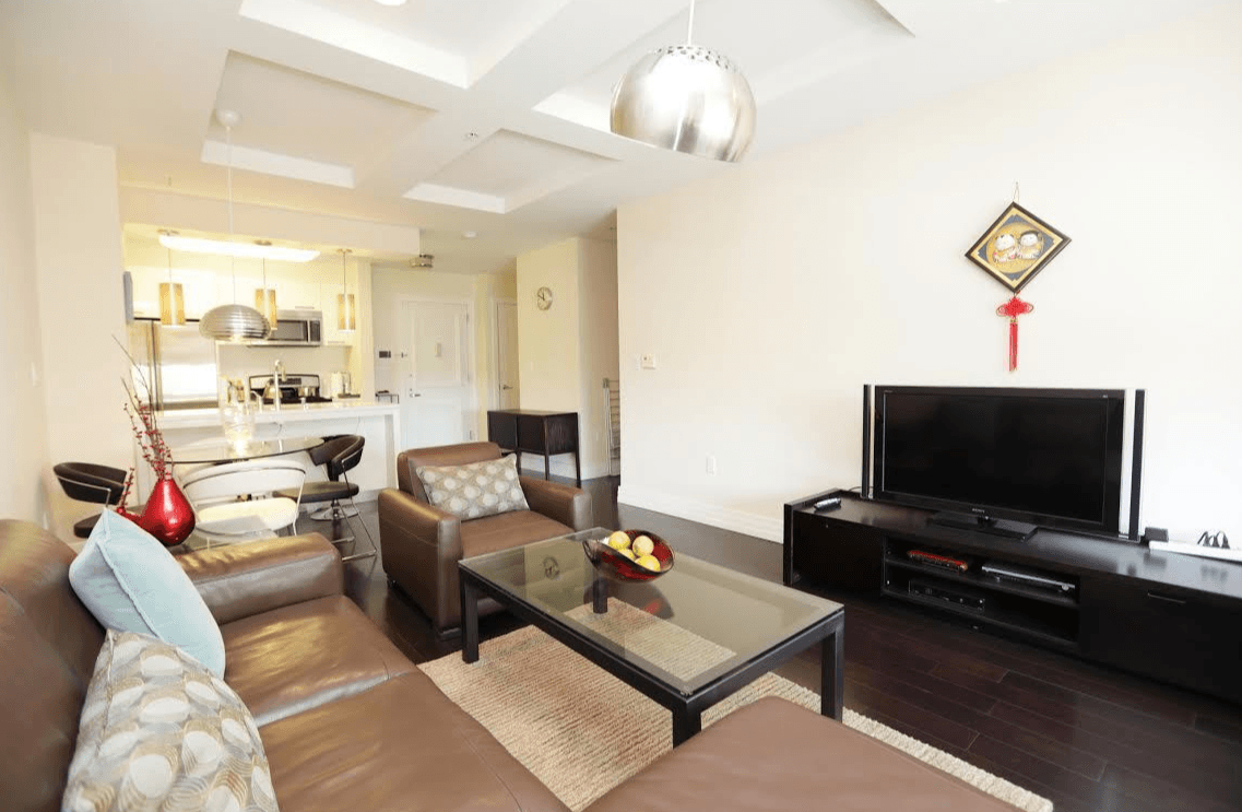 This Forest Hills condo comes with a garage parking spot