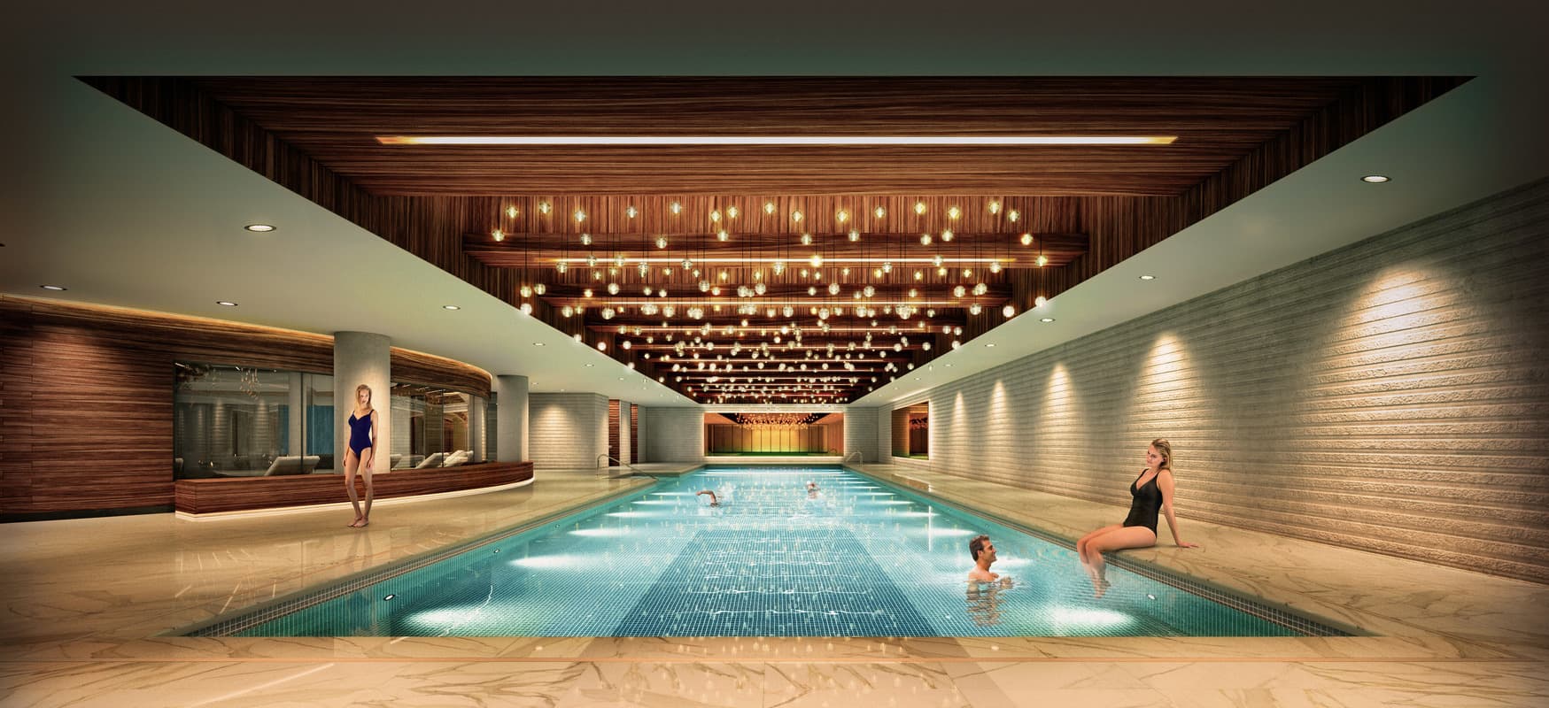 5 apartments that come with access to indoor pools big enough to swim laps in