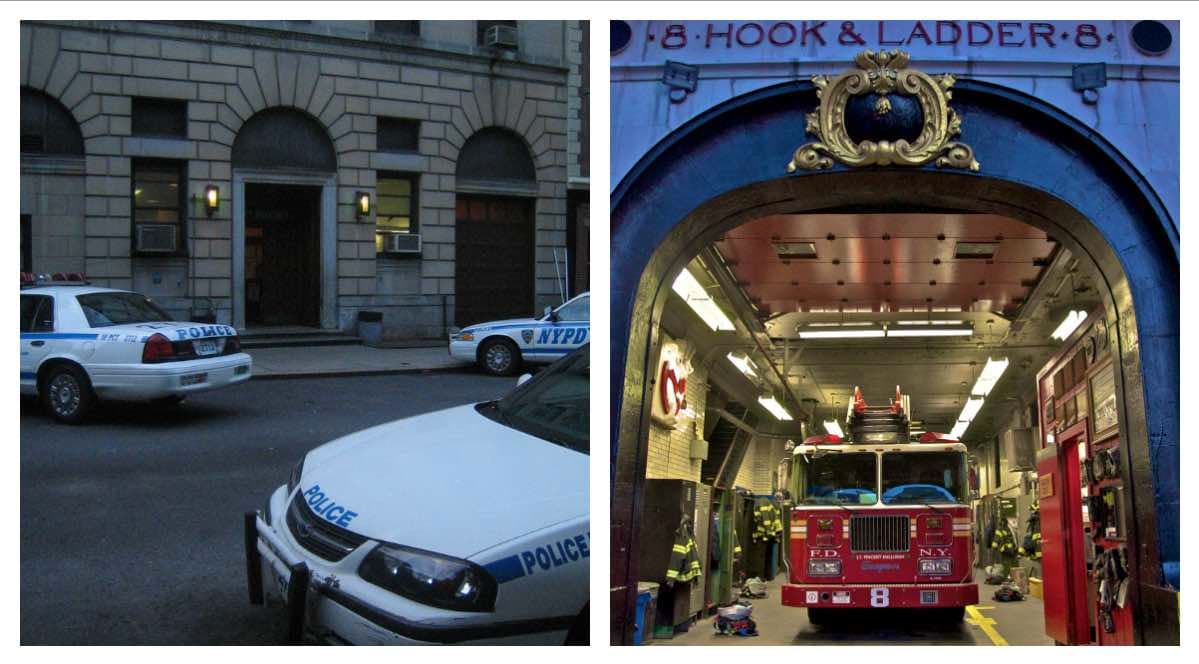 Would you rather live next to a police station or a firehouse?