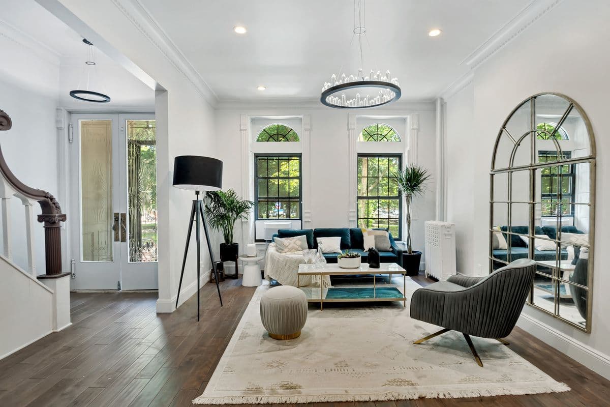 This Bed-Stuy townhouse from 1899 is loaded with original details