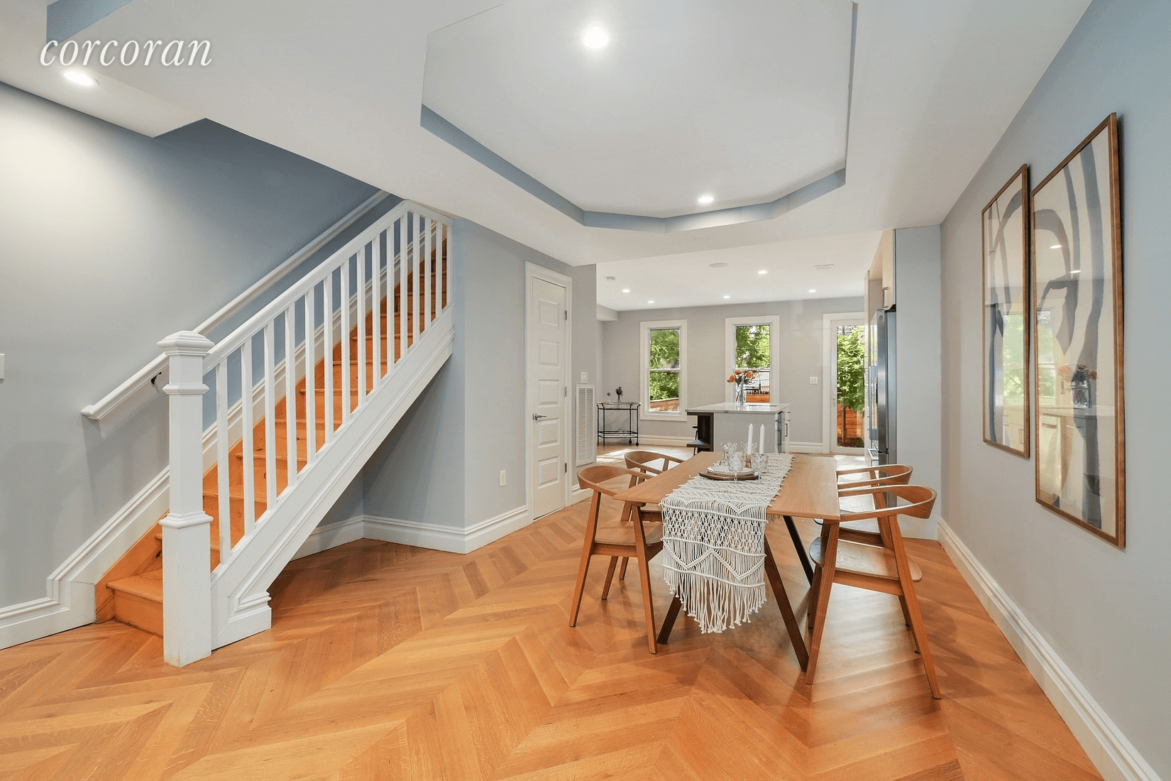 This Fort Greene townhouse offers a roomy triplex and a large rental for income