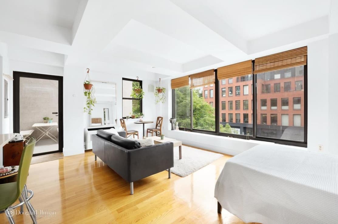 This Boerum Hill studio is a pretty choice for $599,000, but packrats should look elsewhere