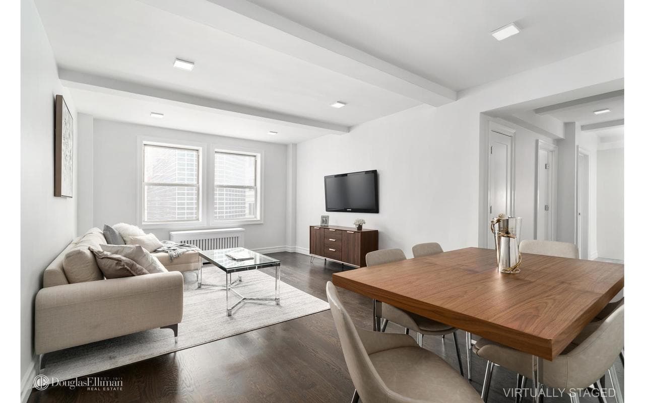 A Tudor City two bedroom co-op for $975,000, no board approval required