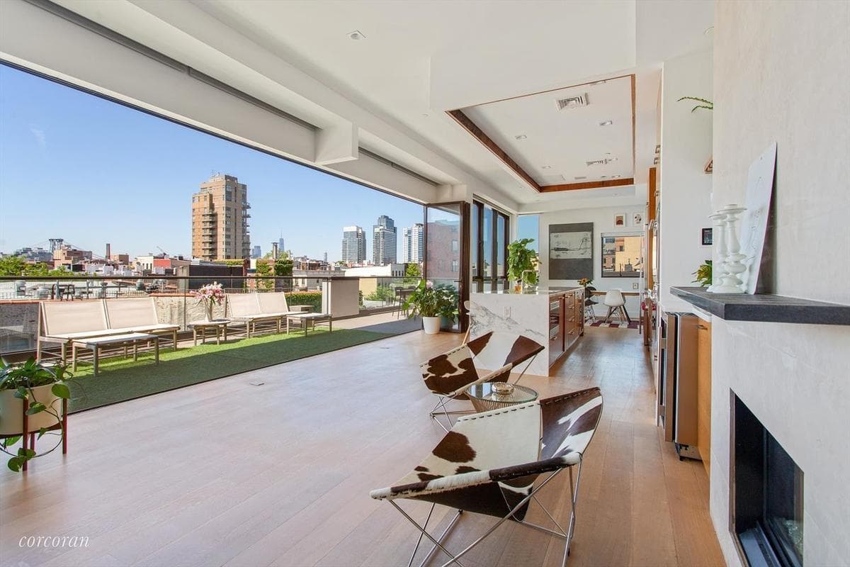 A Williamsburg three bedroom with a wrap-around terrace, if you’re willing to pay $4.3 million