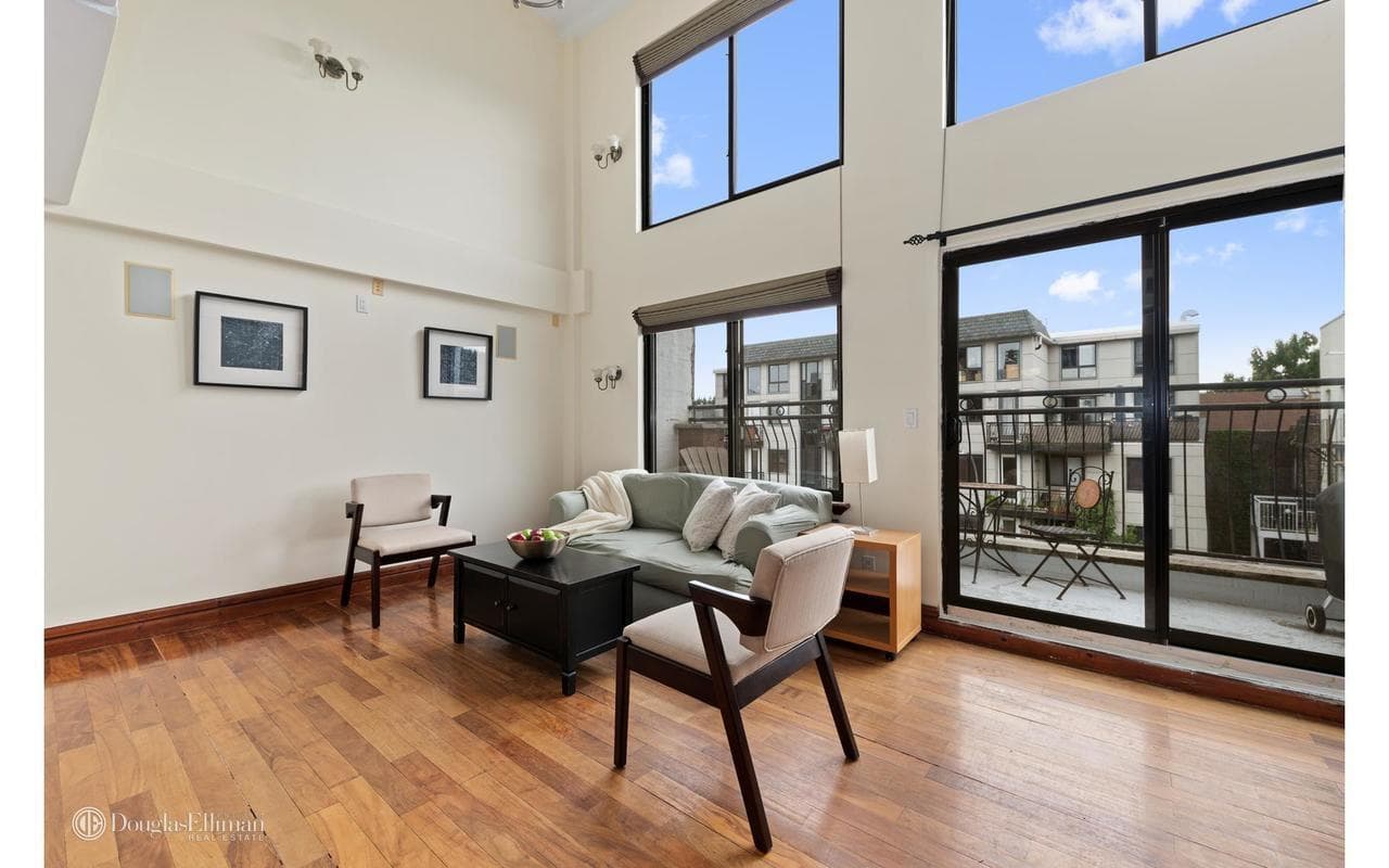 A Bed-Stuy one-bedroom duplex with three outdoor spaces, for $898,000
