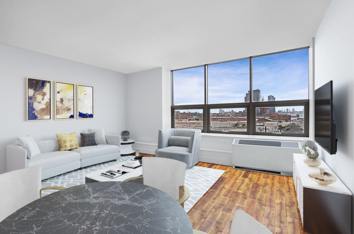 A Long Island City studio that doesn't feel like one room, for $835,000