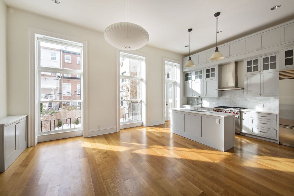 This Carroll Gardens condo takes up two floors and a finished basement