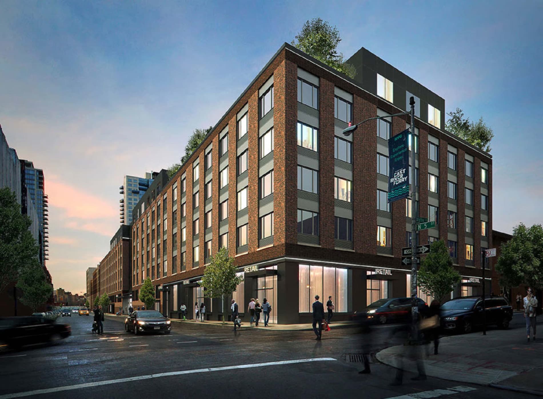 A stylish, brand new rental building in the heart of Williamsburg