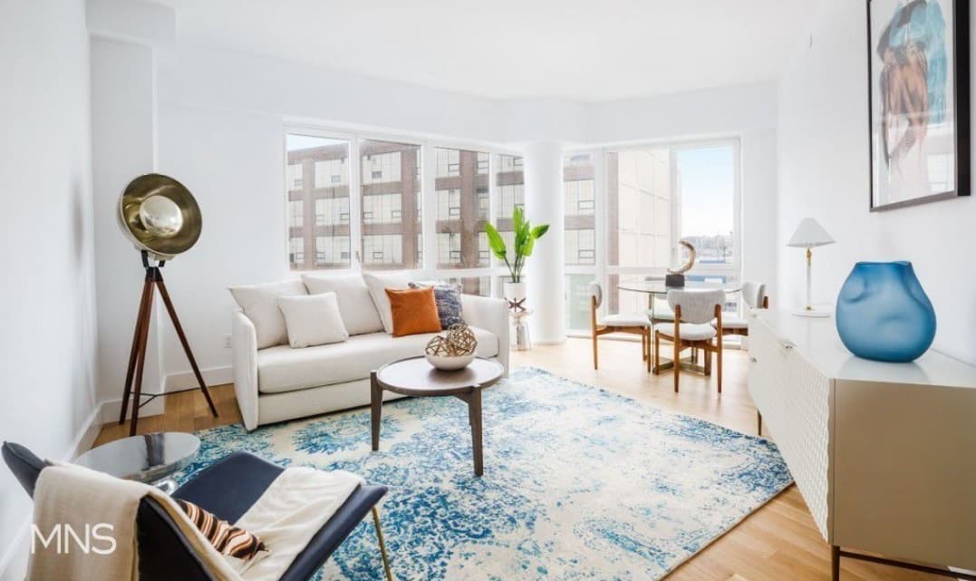 5 two bedrooms with floor-to-ceiling windows and great views for under $4,000