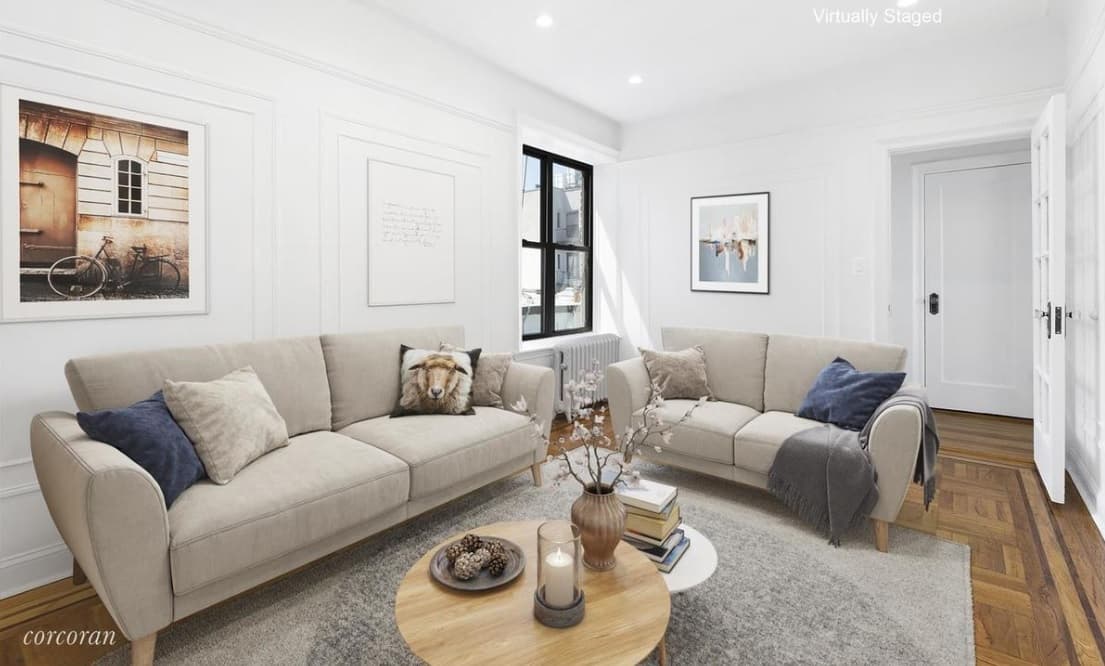 A renovated Prospect Heights one bedroom for $530,000, no board approval required