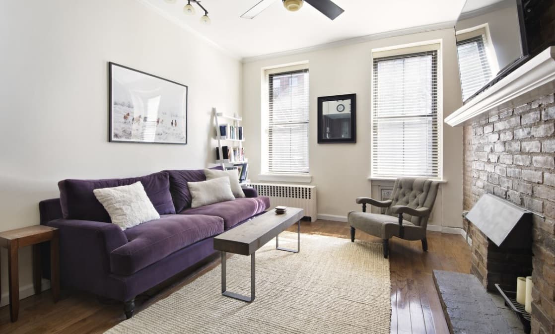 A renovated Chelsea studio with a separate sleeping alcove, for $589,000