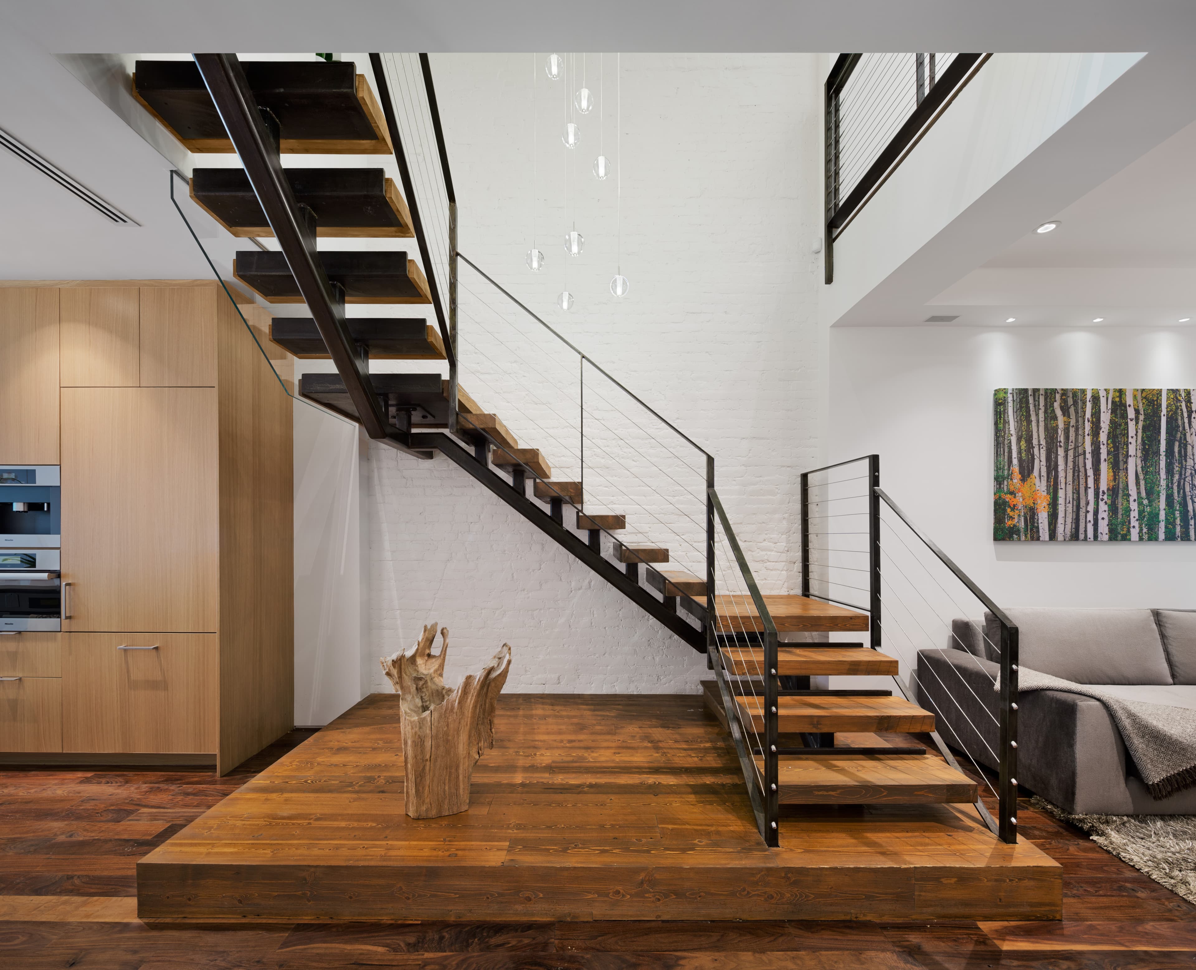 Before and after: turning three floors into a sprawling Prospect Heights one-bedroom