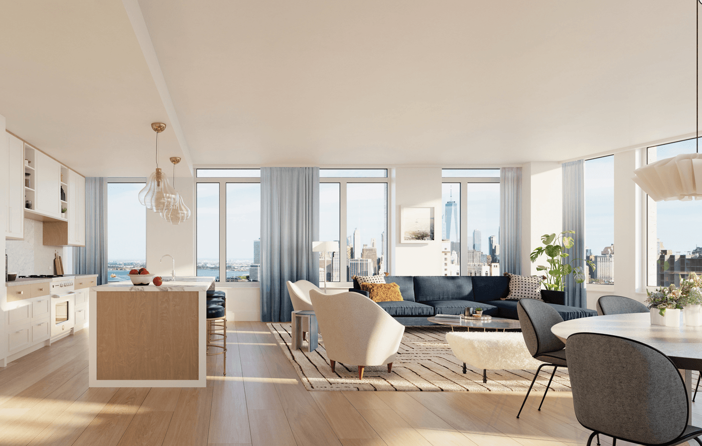 Why a newly built NYC apartment with a separate dining room is hard to find