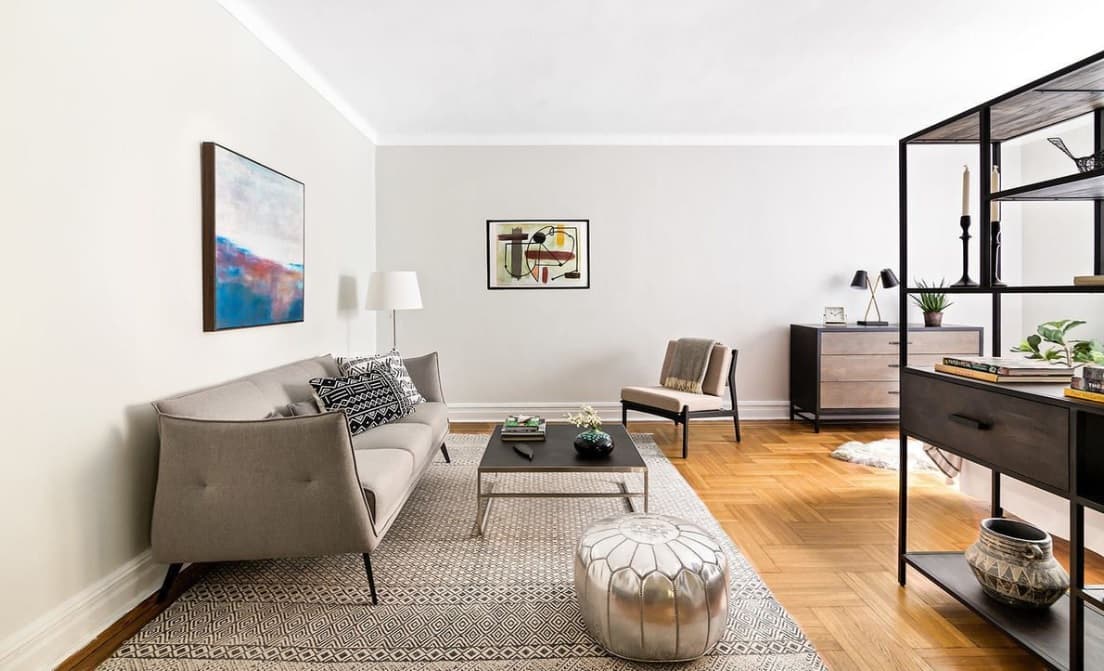 A Prospect Heights studio in a full-service building near the park, for $389,000