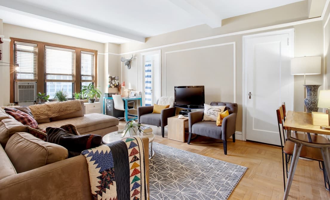 An Upper West Side renovated studio with a sleeping alcove, for $489,000