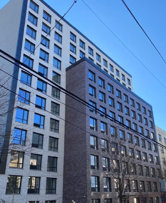 The 12-story building at 2072 Anthony Ave. in the Tremont neighborhood of the Bronx.