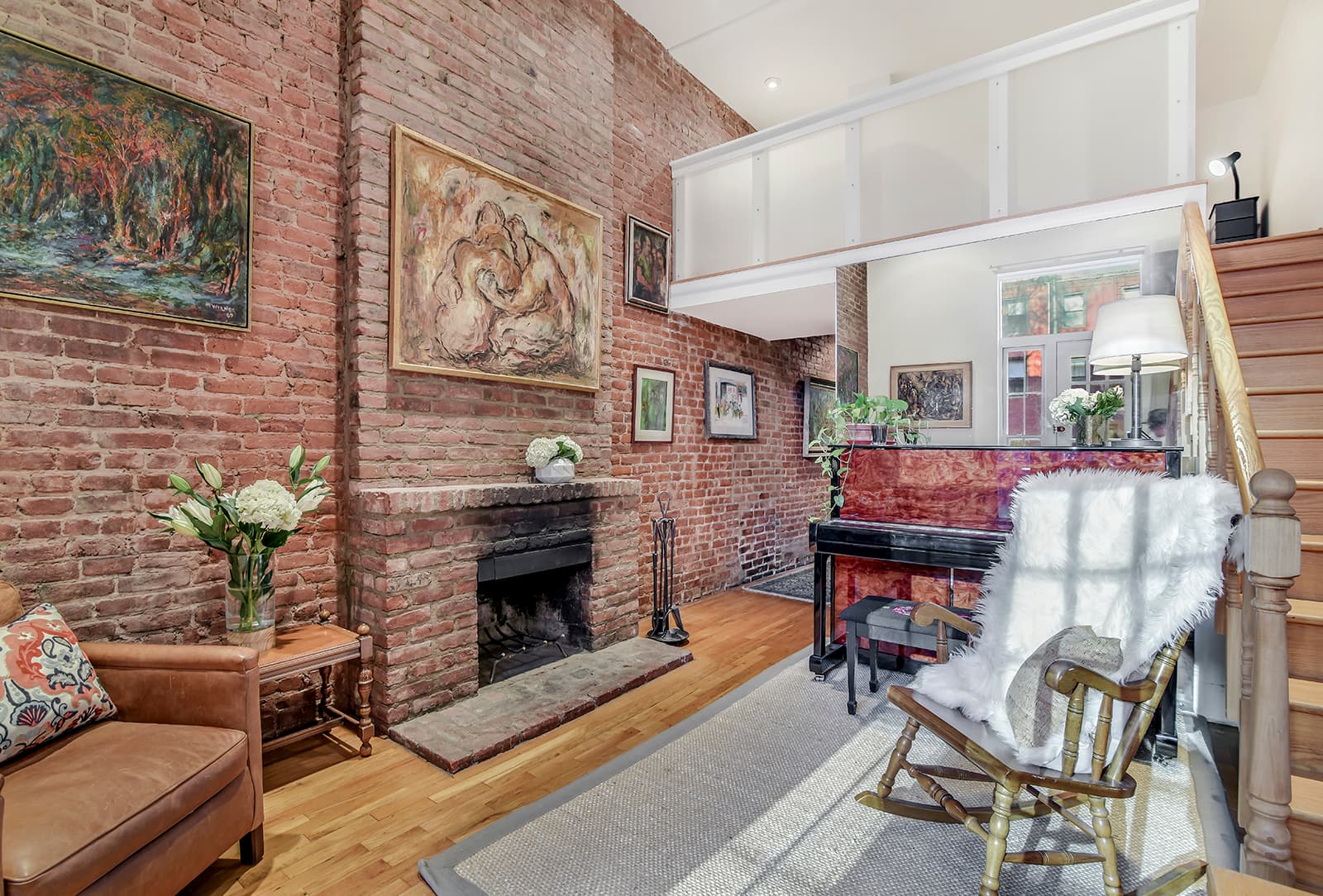 This studio duplex comes with a rare amenity—its own private terrace