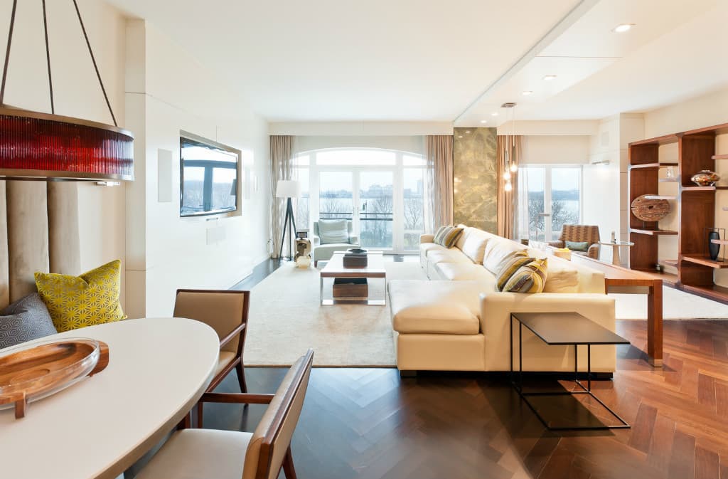 A furnished, high-tech rental on the river—with a price as eye-popping as the views