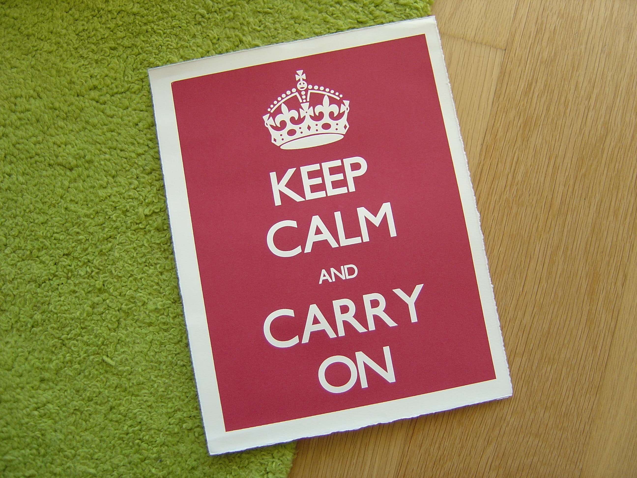 Yes, it's time to chuck that "Keep Calm and Carry On" poster (plus, other decor boosts)