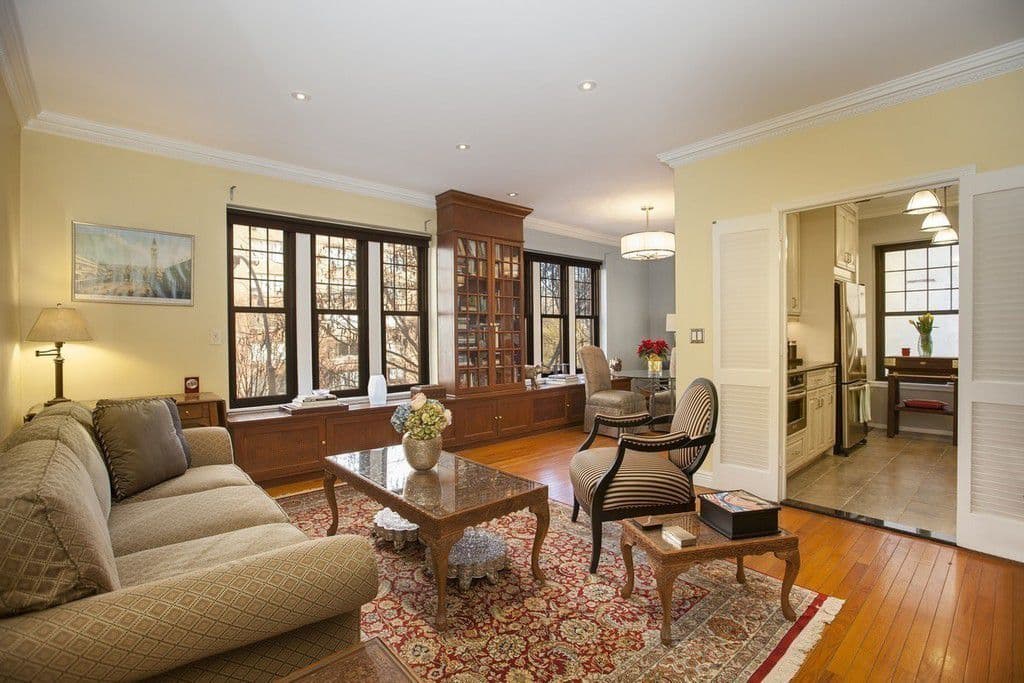 Old New York charm and Central Park views in this two-bedroom 