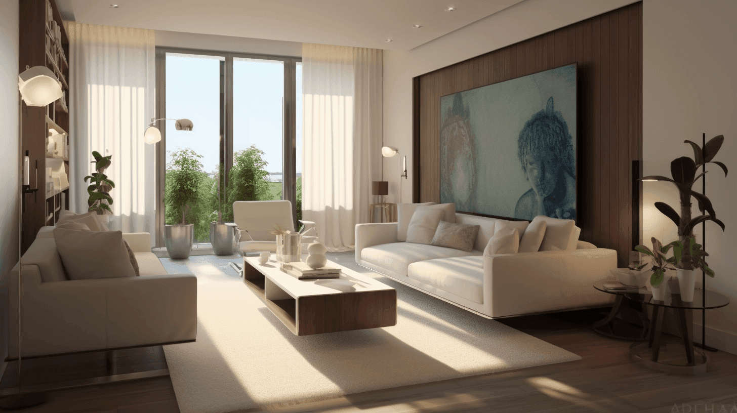 A rendering of the inside of one of the units at 2976 Third Ave. in the Bronx.