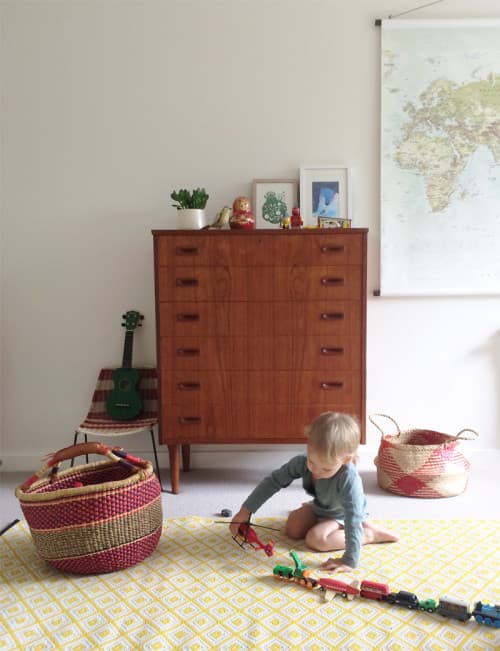 Buy a recycled plastic rug and more ways to design a family-friendly home