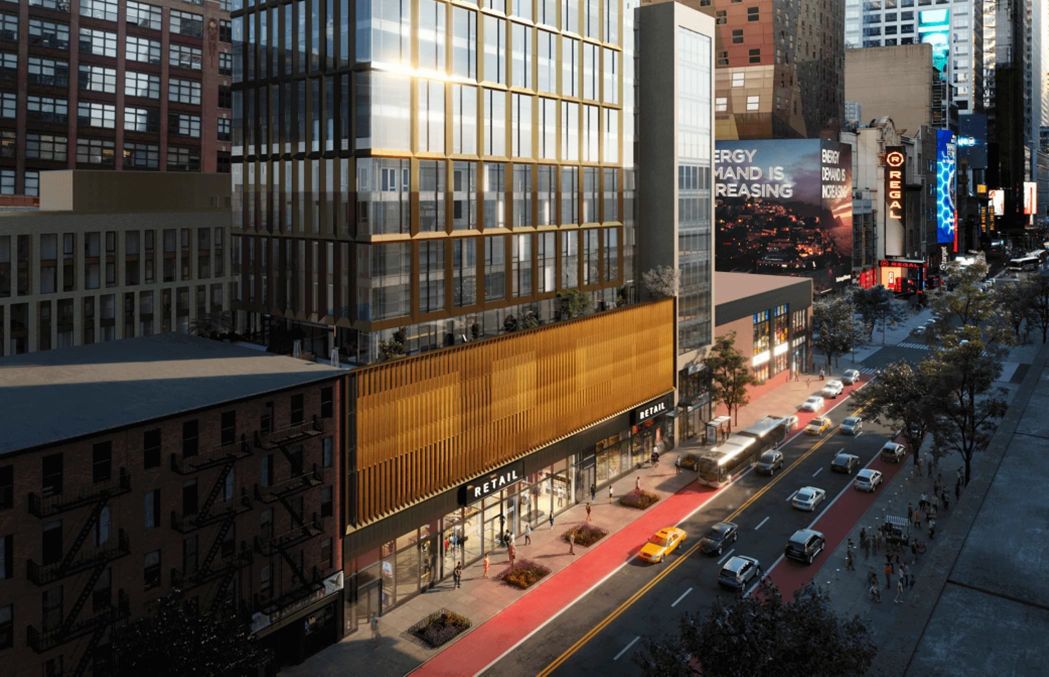 A rendering of 312 West 43rd St.