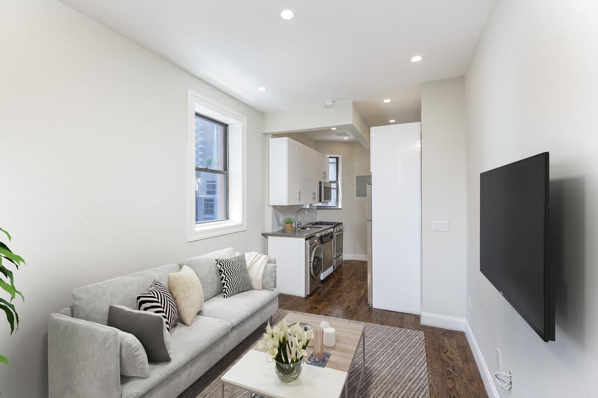 A renovated two bedroom in Lenox Hill with new appliances, for $3,750
