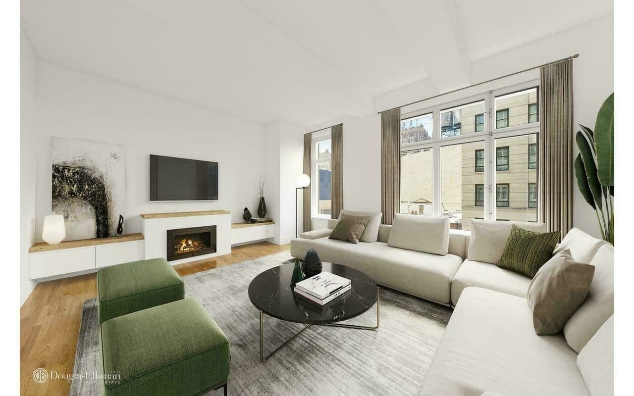 A Chinatown loft with a library that could be a third bedroom, for $3,995,000