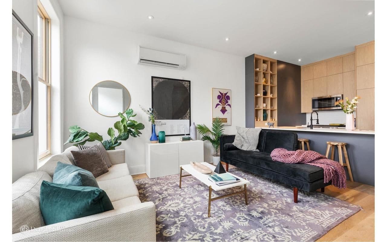 A renovated Bushwick townhouse with a rental, for $1,499,000