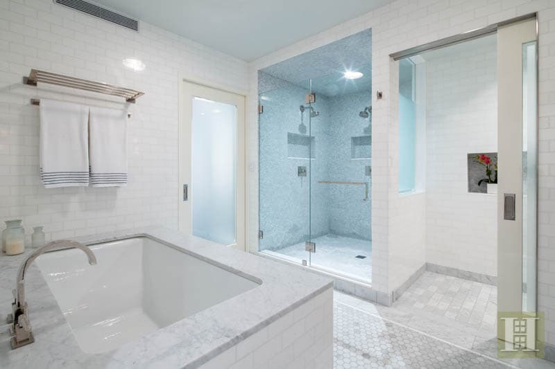 A walk-in shower is as luxe as showering can get