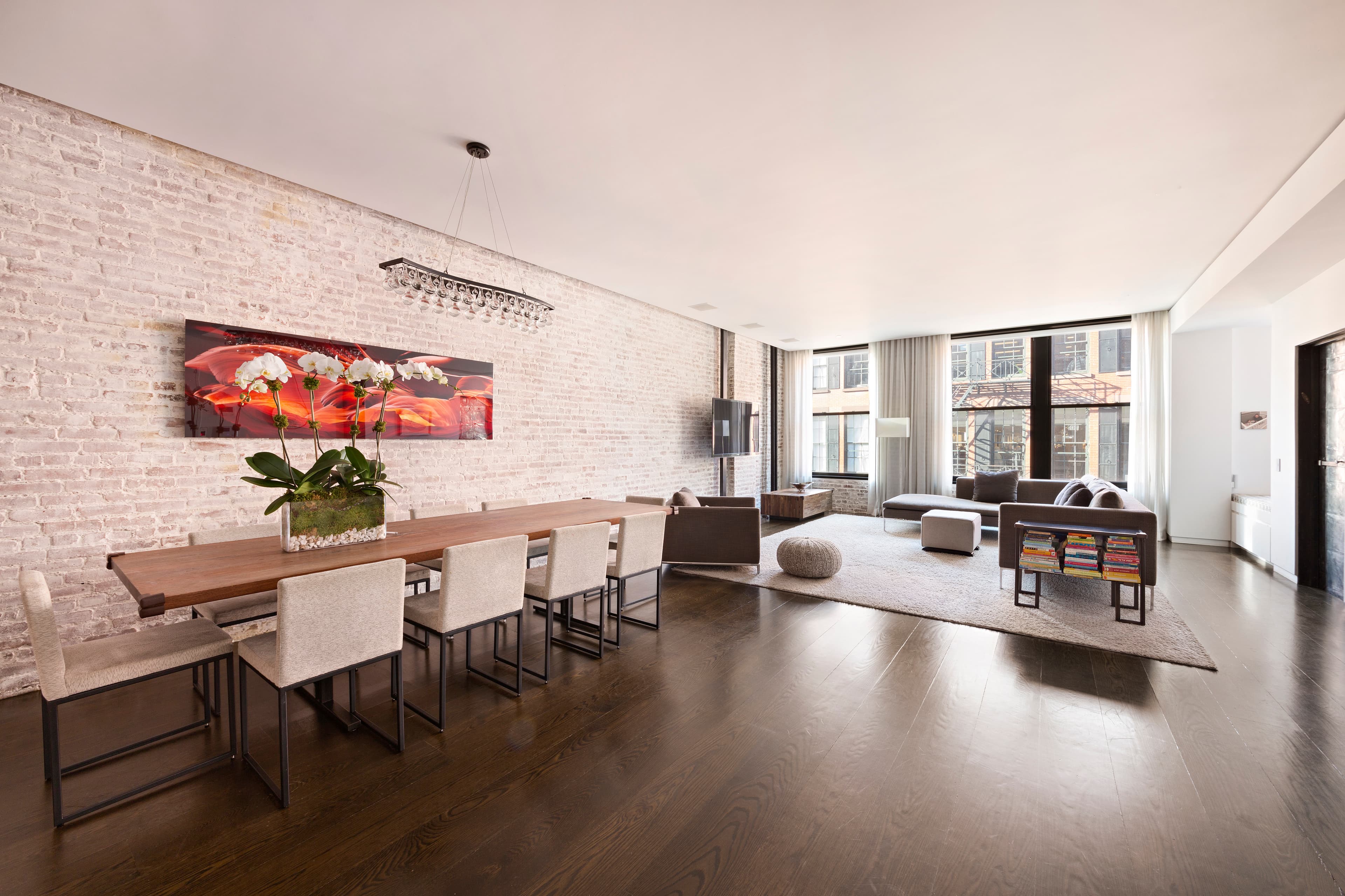 A renovated Soho loft with two bedrooms plus a den, for $3,995,000