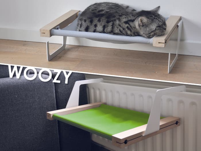 A versatile—and modernist—cat bed designed for cramped NYC abodes