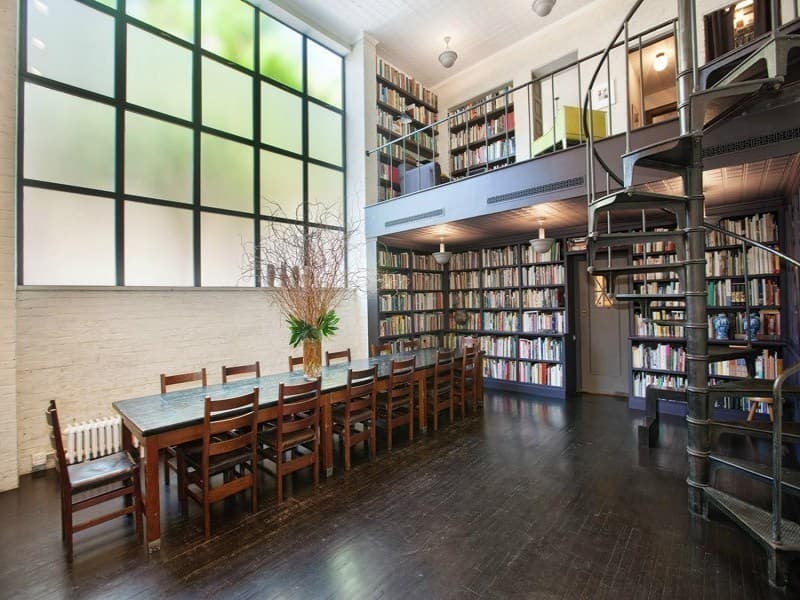 Real Estate Want: An artist studio or a dining library...maybe both