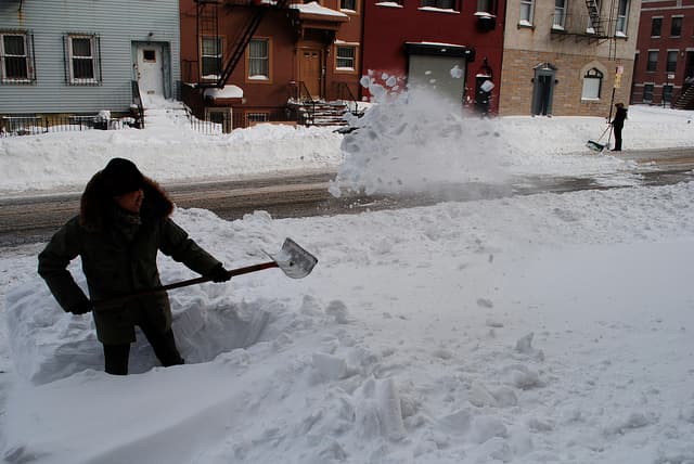 My landlord lives out of the country. Do I really have to shovel the snow for him?