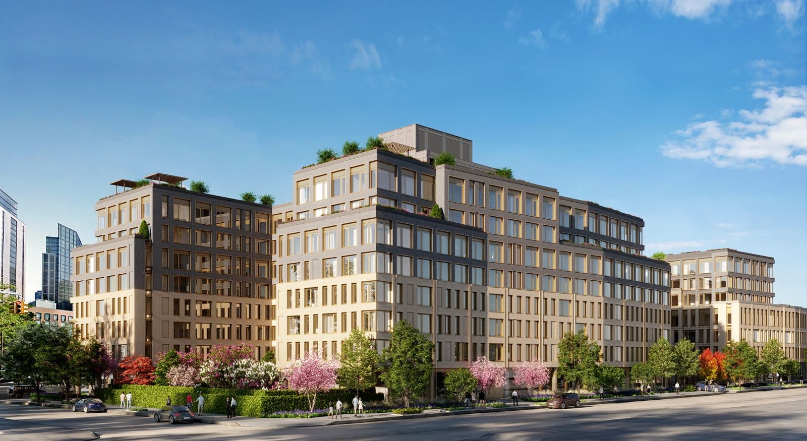 A rendering of the building at 75 Dupont Street.