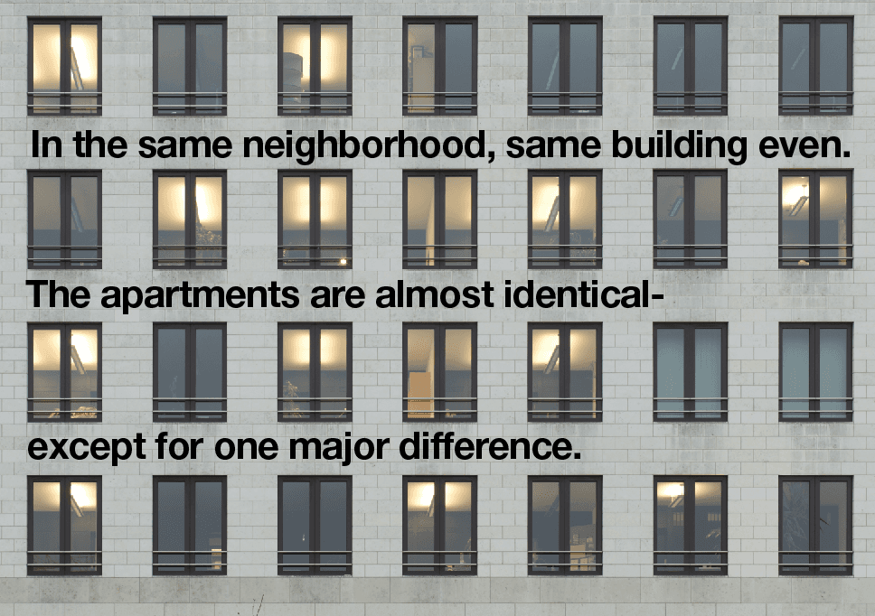 80/20 apartment living: My life as a 20 percenter