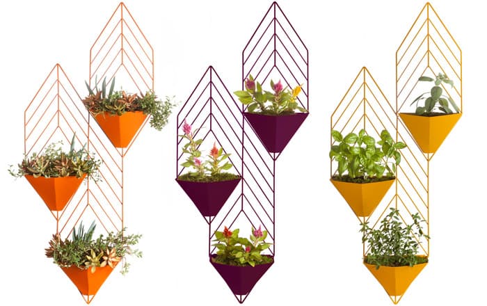 Bring the outside in with a planter both fab and functional